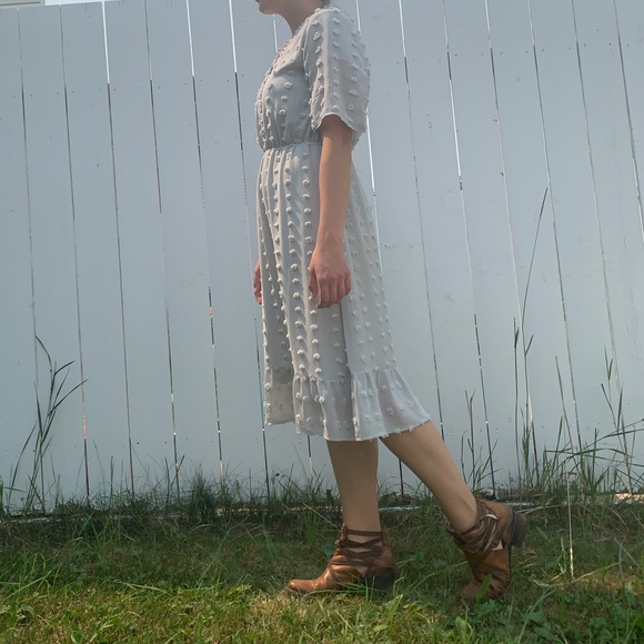 Polagram Polka Dot Dress- L - Picture 4 of 6